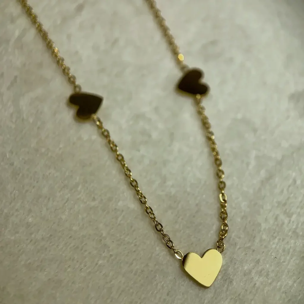 Collier or inox