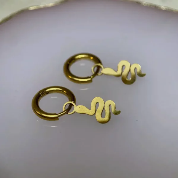 boucles oreilles serpent